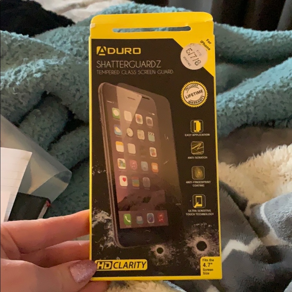 screen protector, tempered glass screen 4.7”